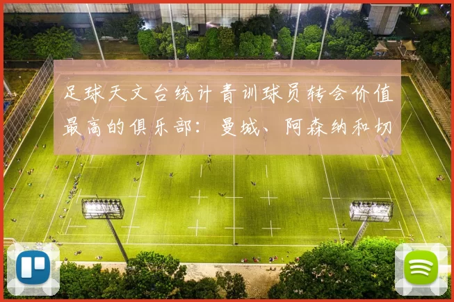 足球天文台统计青训球员转会价值最高的俱乐部：曼城、阿森纳和切尔西排名英超前三，巴萨一线队22名青训球员，6.4亿英镑断层领先1️⃣ 巴塞罗那｜22人｜6.401