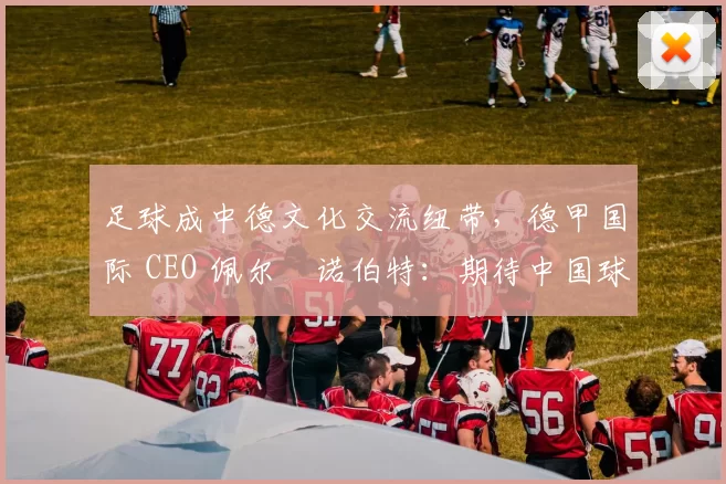 足球成中德文化交流纽带,德甲国际 CEO 佩尔・诺伯特:期待中国球员登场
