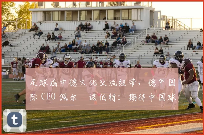足球成中德文化交流纽带,德甲国际 CEO 佩尔・诺伯特:期待中国球员登场