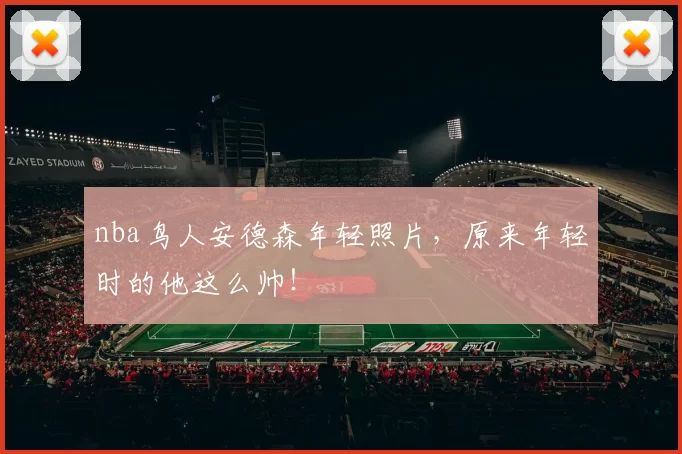 nba鸟人安德森年轻照片，原来年轻时的他这么帅！